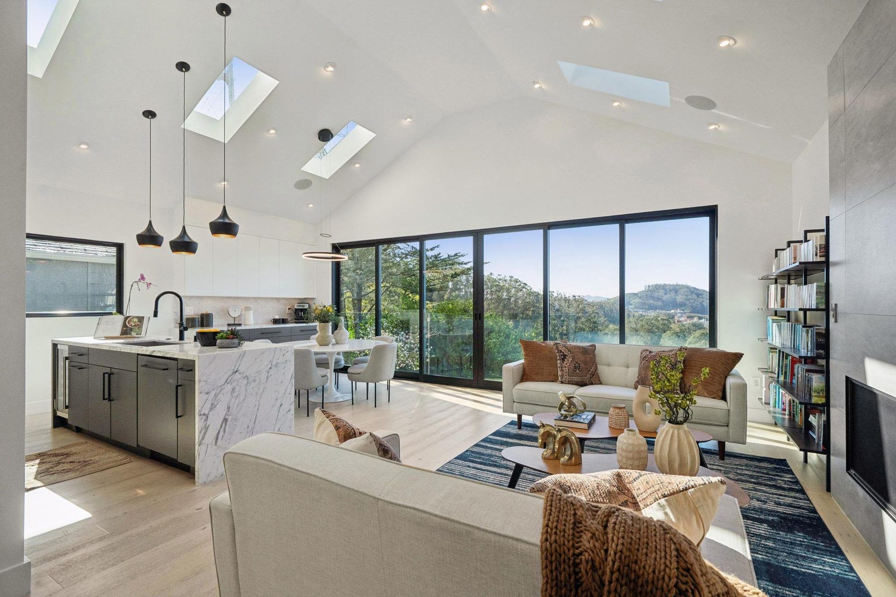 A renovated kitchen
